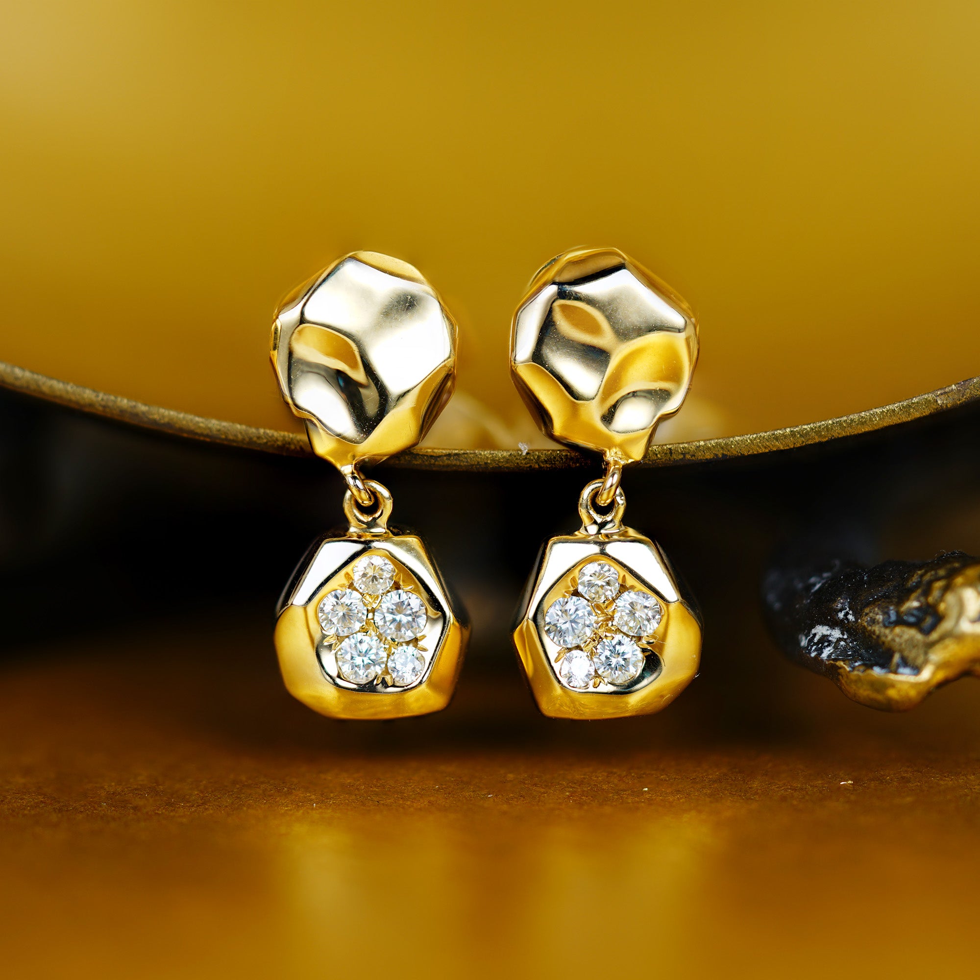 Mineral Muse Nugget Drop Earrings