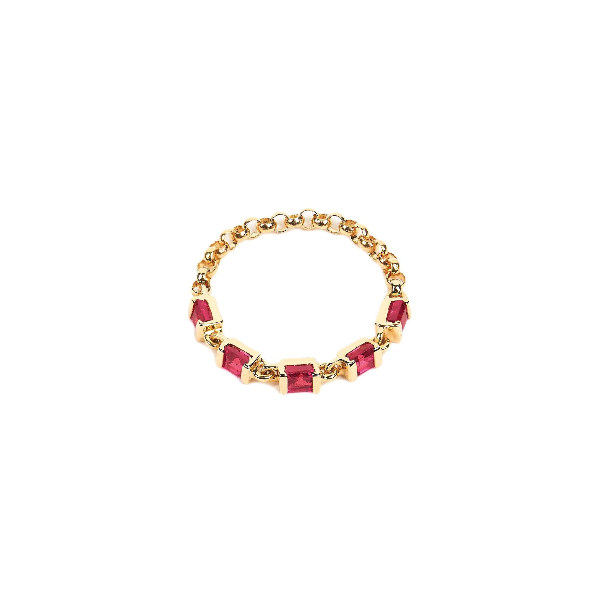 Ruby Chain Ring