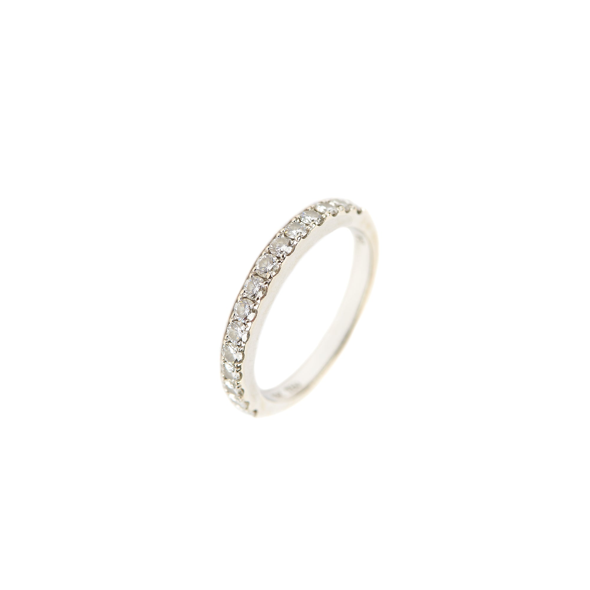 Half Diamond Band Ring