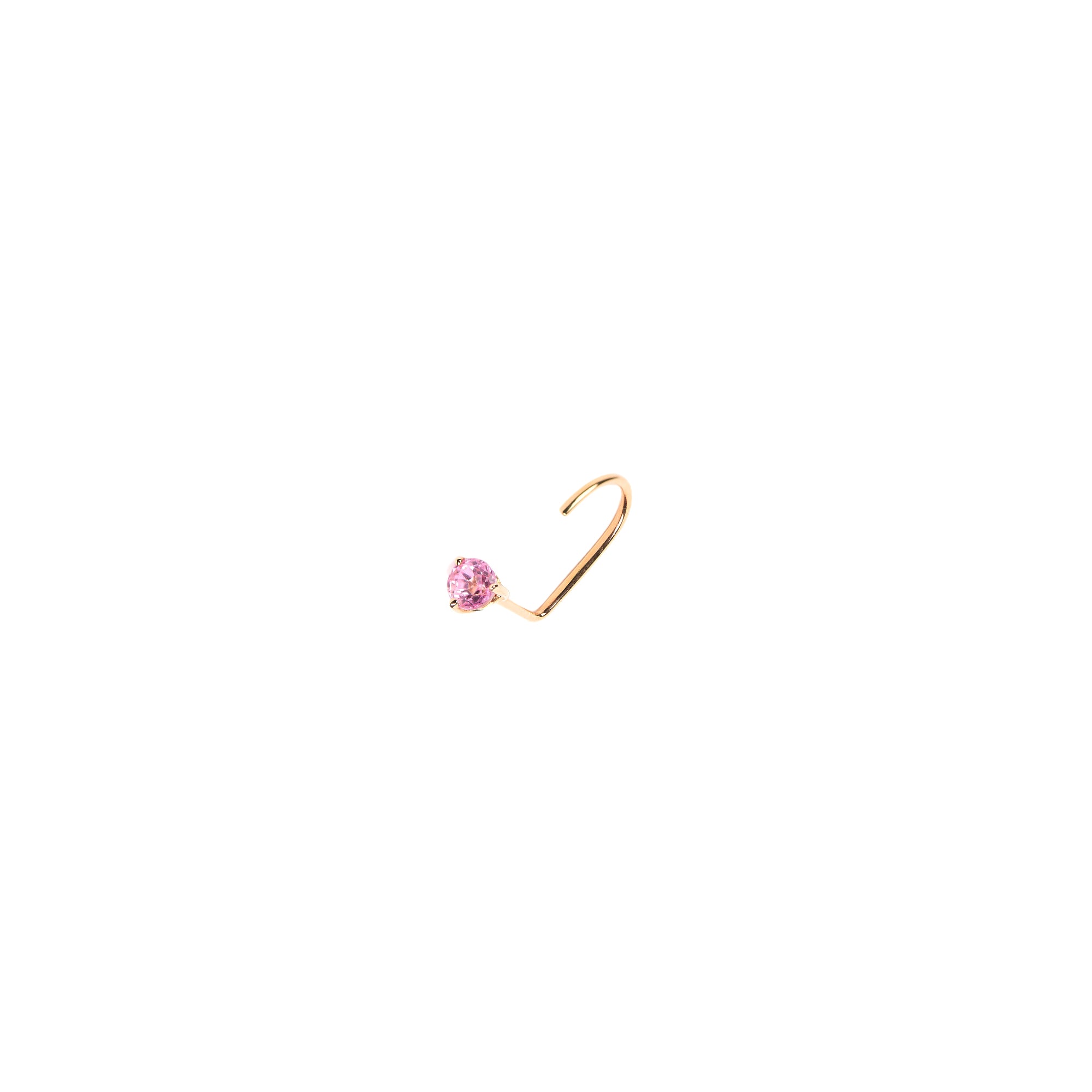 Light Pink Sapphire Ear Hook