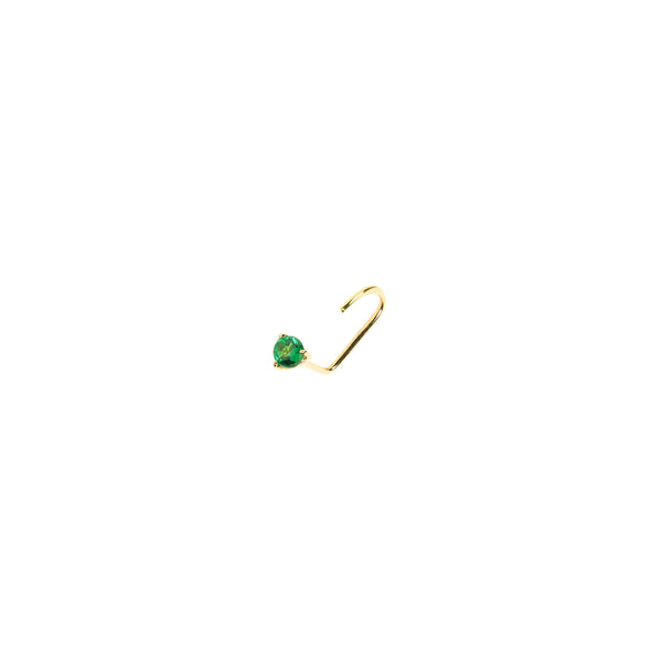 Green Garnet Ear Hook