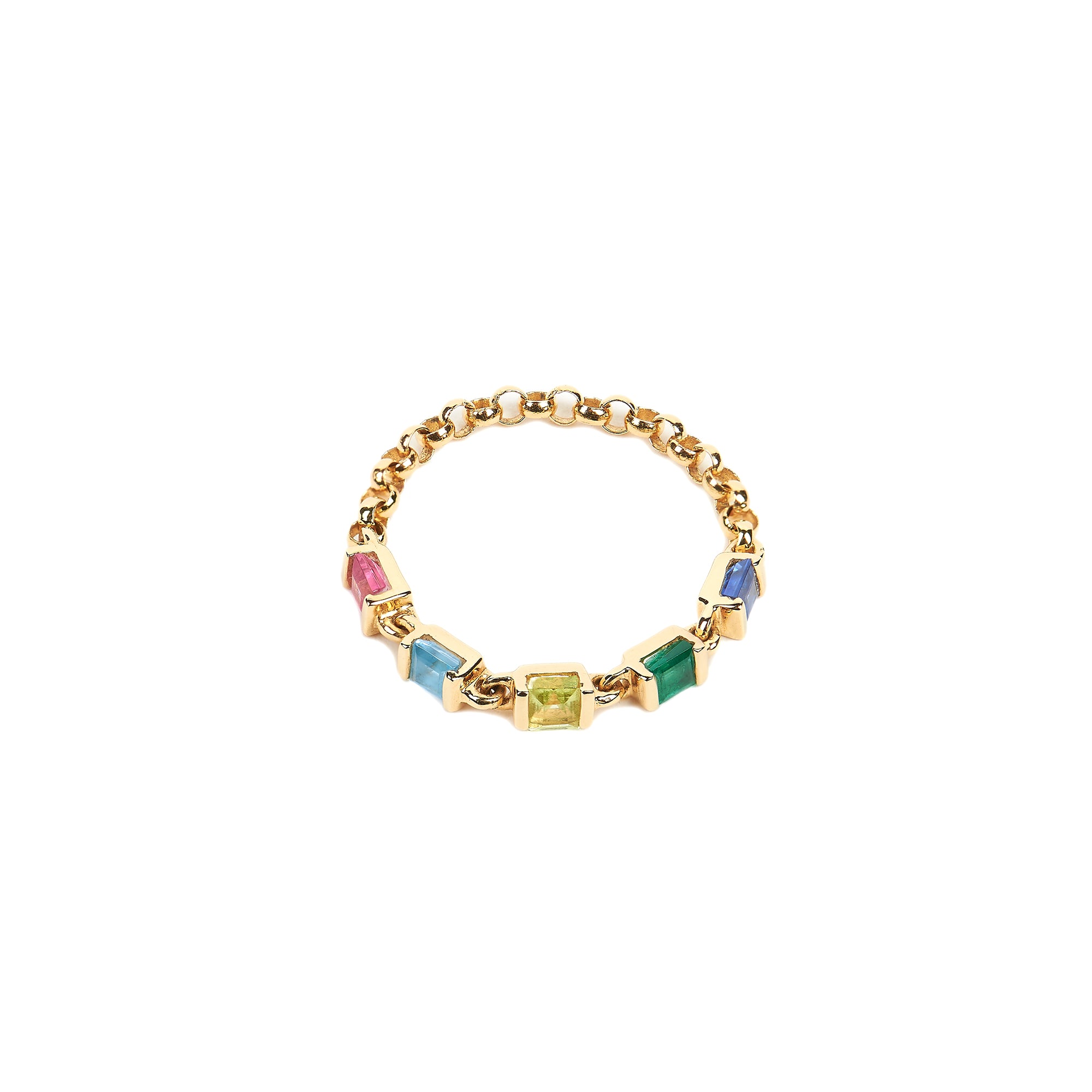 Rainbow Chain Ring