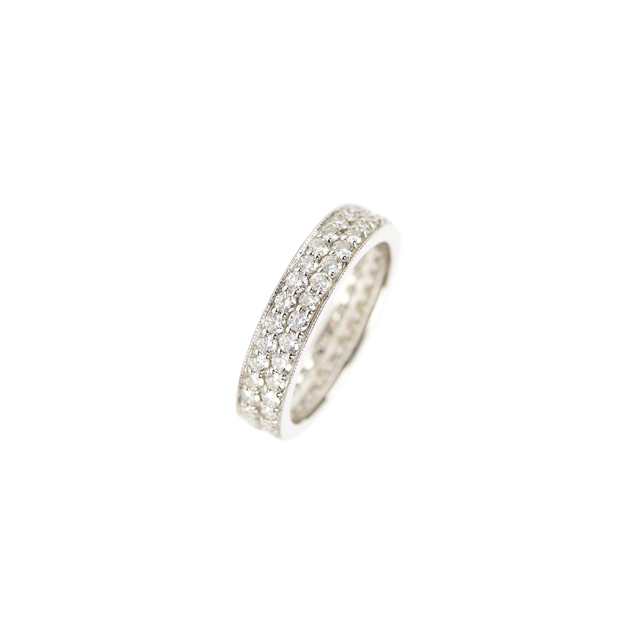 Double Eternity Diamond Ring
